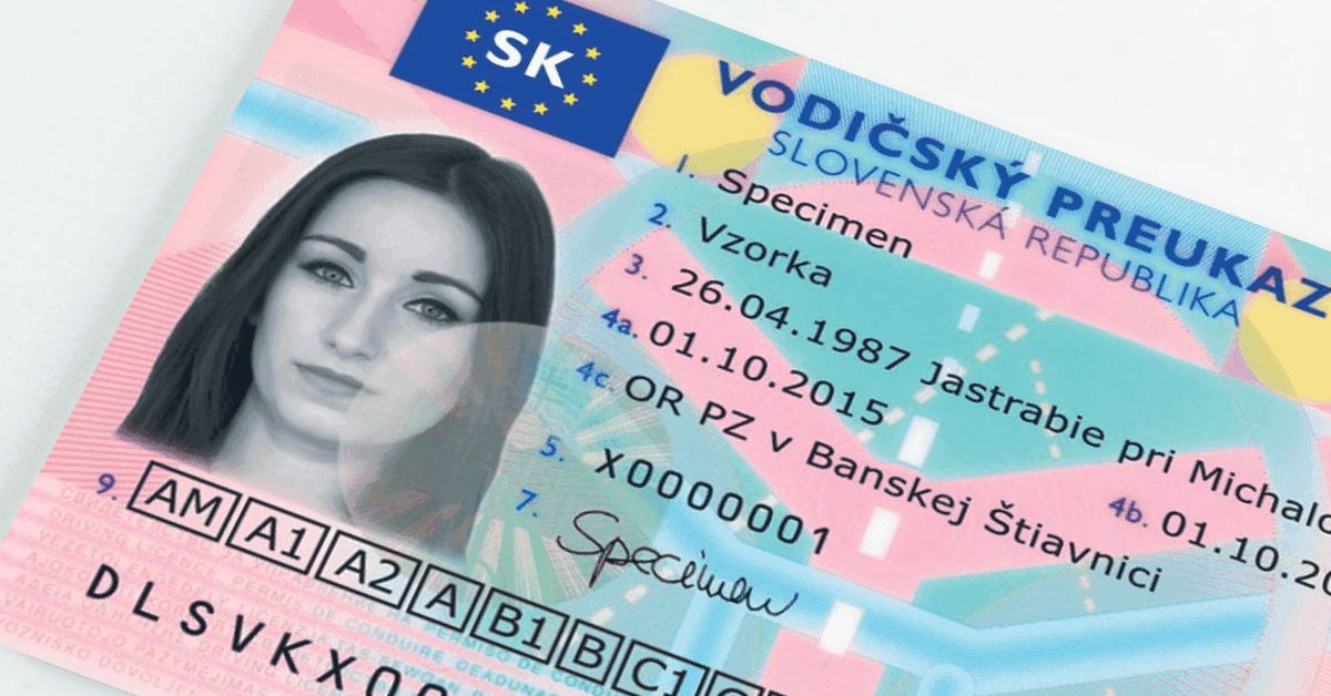 Обмен иностранных водительских прав в Словакии